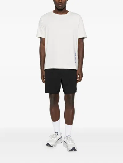 Calvin Klein Logo-print T-shirt In White