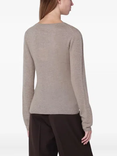 Almada Label Awa Sweater In Beige Organic Cashmere In Neutral