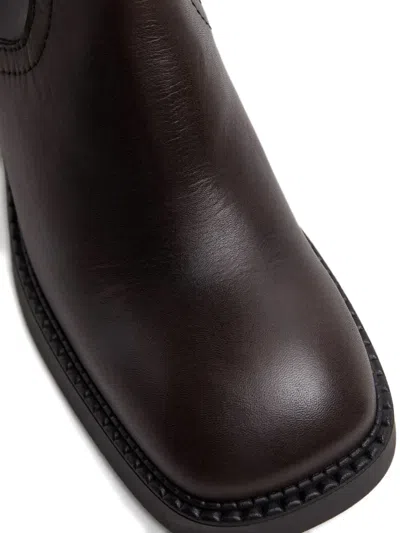 Miista 65mm Fiba Block-heel Boots In Brown