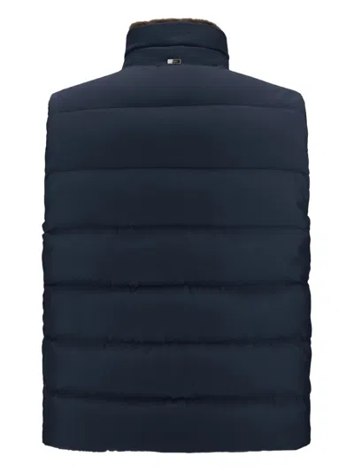 Herno Arendelle And Monogram Gilet In Blue