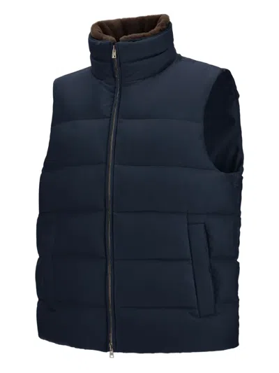 Herno Arendelle And Monogram Gilet In Blue