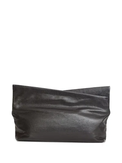 Amine Zip Gazel Clutch Bag In Black