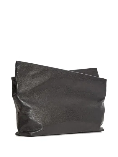 Amine Zip Gazel Clutch Bag In Black