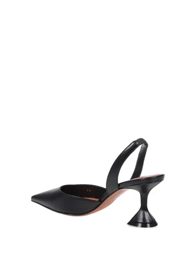 Amina Muaddi 70mm Holli Slingback Pumps In Black