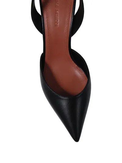 Amina Muaddi 70mm Holli Slingback Pumps In Black