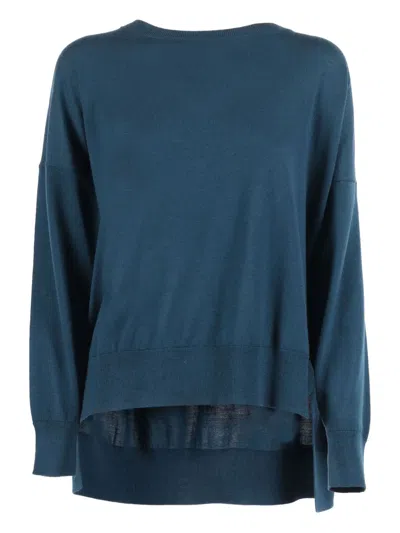 Filippo De Laurentiis Long-sleeved Sweater In Blue