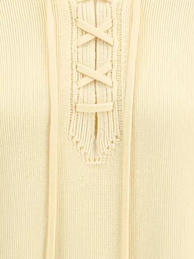 Ermanno Scervino Pure Cashmere Sweater In Neutral