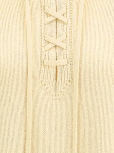 Ermanno Scervino Pure Cashmere Sweater In Neutral