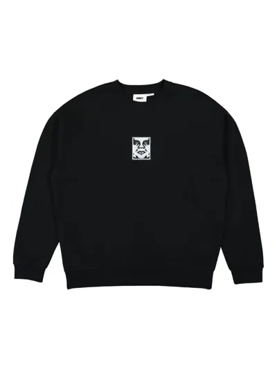 Obey Graphic-print Sweatshirt In Black