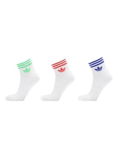 Adidas Originals 3-stripes Socks In White