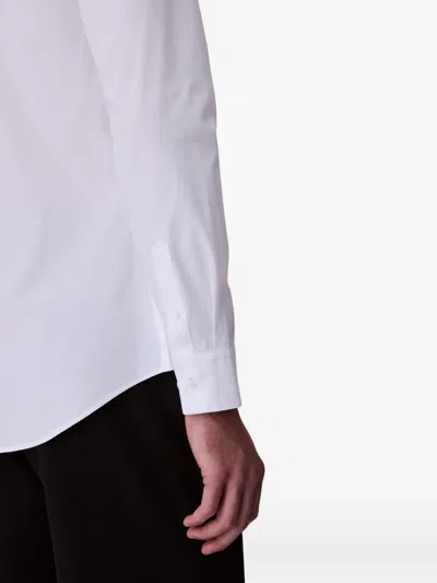Calvin Klein Chemise Slim En Coton In White