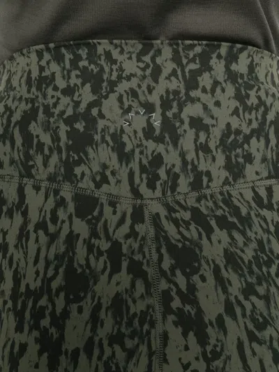 Varley Abstract-pattern Leggings In Green