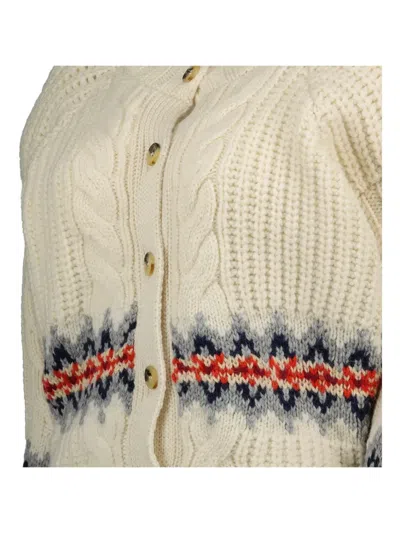 Iro Cable-knit Buttoned Cardigan In Neutral