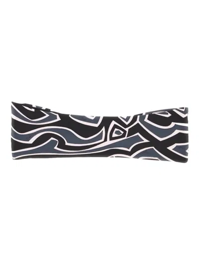 Pucci Abstract-print Bikini Top In Black