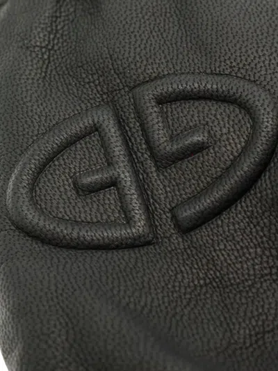 Goldbergh Hilja Buckle Logo Gloves In Black