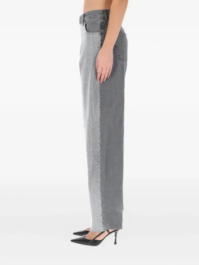 Haikure "bibi Denim" Pants In Gray