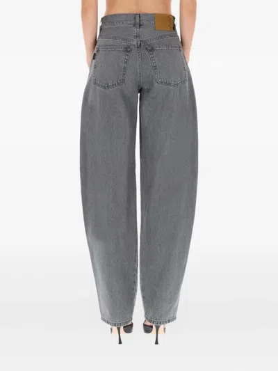 Haikure "bibi Denim" Pants In Gray