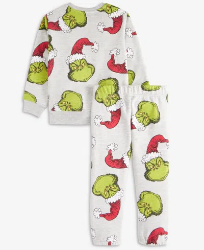 Epic Threads Boys Toddler 2t-4t Grinch-print Top And Pants, 2-piece Set, Macy's Exclusive