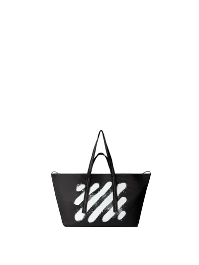 Off-white Diagonal Spray Day Off Tote Bag In Multi