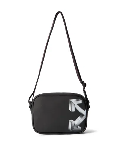 Off-white Heritage Camera Bag Rubber 3d In Black
