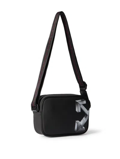 Off-white Heritage Camera Bag Rubber 3d In Black