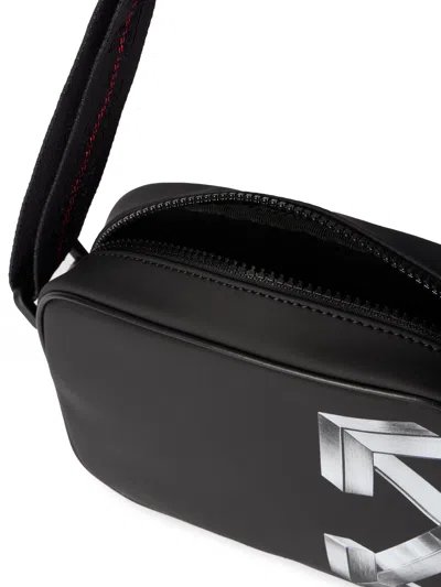 Off-white Heritage Camera Bag Rubber 3d In Black