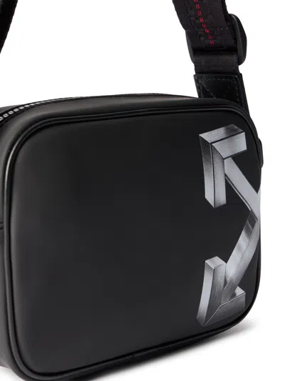 Off-white Heritage Camera Bag Rubber 3d In Black