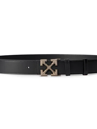 Off-white Arrow Belt Rv 35mm Quote In Black