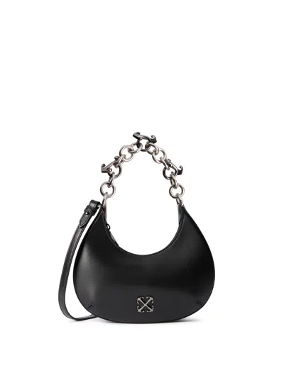 Off-white Hemisphere Shoulder Bag In Black