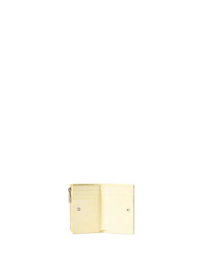 Off-white Jitney Quote Zip Bifold Wallet In Neutral