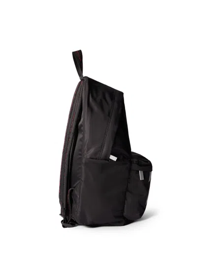 Off-white Reflective Logo Backpack In Black