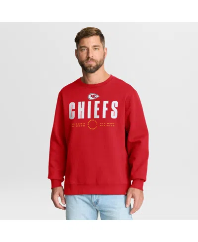 Fanatics Men's Red Kansas City Chiefs Direct Handoff Legacy Pullover Sweatshirt In Red