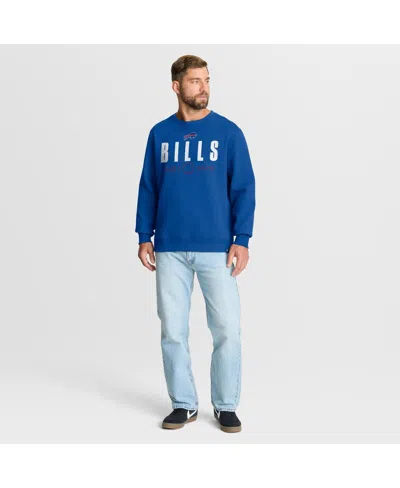 Fanatics Men's Royal Buffalo Bills Direct Handoff Legacy Pullover Sweatshirt In Blue