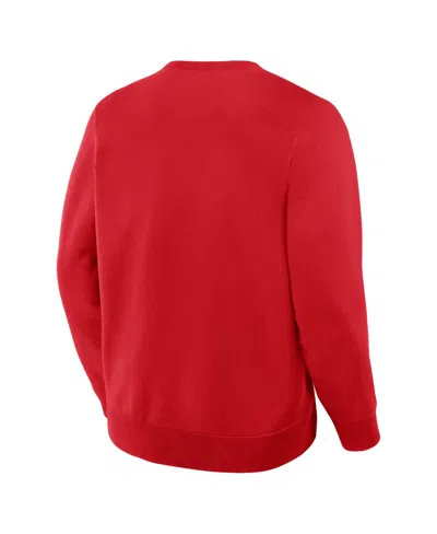 Fanatics Men's Red Kansas City Chiefs Direct Handoff Legacy Pullover Sweatshirt In Red