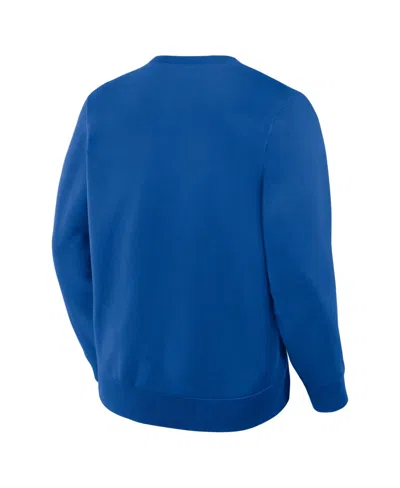Fanatics Men's Royal Buffalo Bills Direct Handoff Legacy Pullover Sweatshirt In Blue