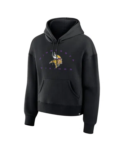 Fanatics Women's Black Minnesota Vikings Eligible Receiver Legacy Pullover Hoodie In Black