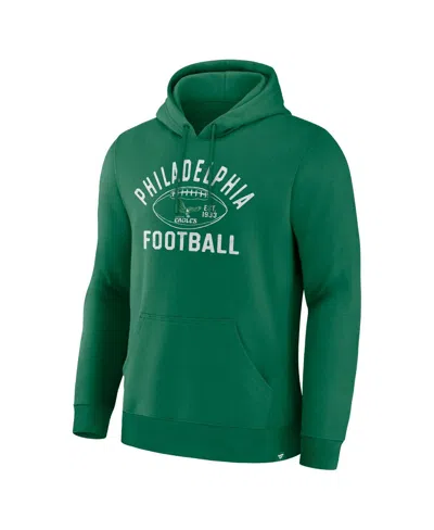Fanatics Men's Kelly Green Philadelphia Eagles Fumblerooski Legacy Pullover Hoodie In Green
