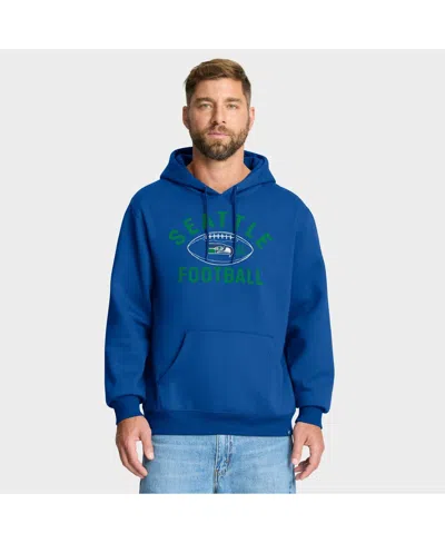 Fanatics Men's Royal Seattle Seahawks Fumblerooski Legacy Pullover Hoodie In Blue