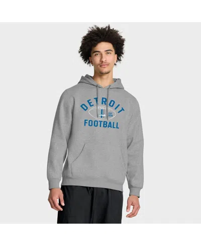 Fanatics Men's Heather Gray Detroit Lions Fumblerooski Legacy Pullover Hoodie In Gray