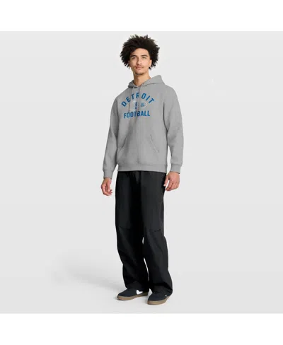 Fanatics Men's Heather Gray Detroit Lions Fumblerooski Legacy Pullover Hoodie In Gray