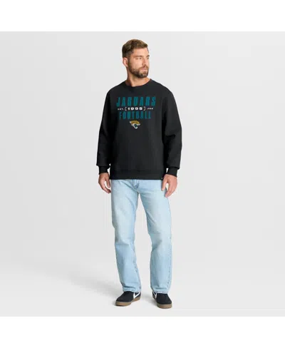 Fanatics Men's Black Jacksonville Jaguars Powerful Throw Legacy Pullover Sweatshirt In Black