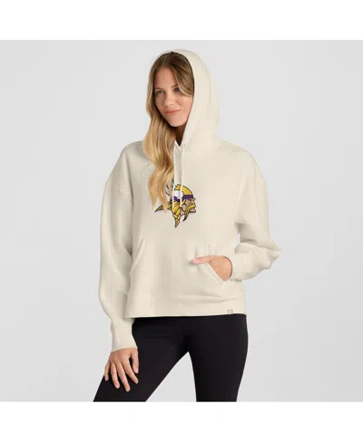 Fanatics Women's Cream Minnesota Vikings Dove Legacy Pullover Hoodie In White