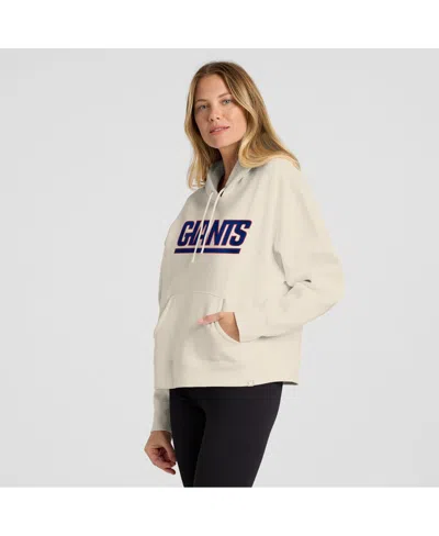 Fanatics Women's Cream New York Giants Dove Legacy Pullover Hoodie In White