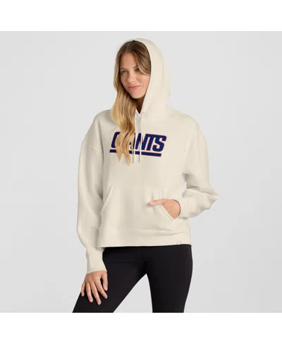 Fanatics Women's Cream New York Giants Dove Legacy Pullover Hoodie In White