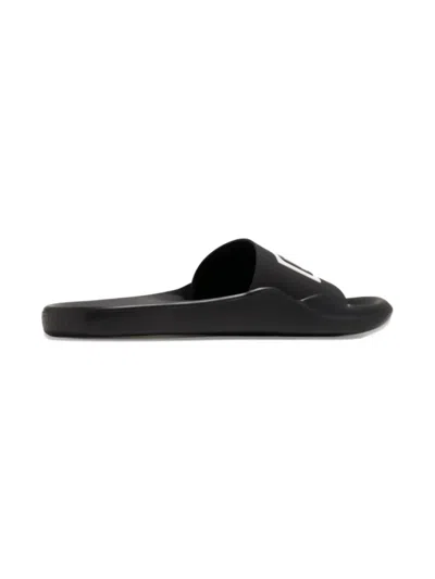 Kenzo Logo-embellishment Slides In Black