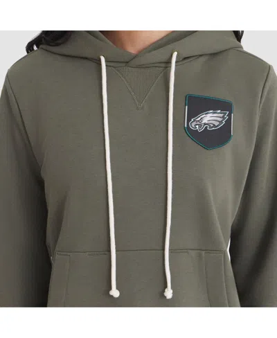 Nike Philadelphia Eagles Salute To Service Sideline  Women's Dri-fit Nfl Pullover Hoodie In Green