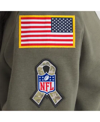 Nike Philadelphia Eagles Salute To Service Sideline  Women's Dri-fit Nfl Pullover Hoodie In Green