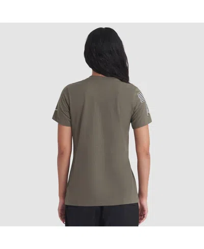 Nike Women's Olive Baltimore Ravens 2025 Salute To Service Sideline T-shirt In Green