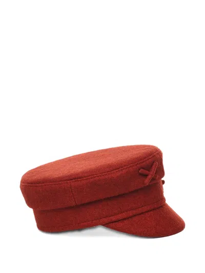 Ruslan Baginskiy Baker Boy Hat With Logo In Red
