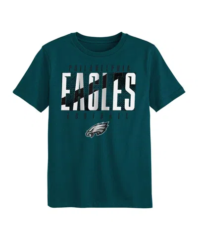 Outerstuff Preschool Midnight Green Philadelphia Eagles Posterize T-shirt In Green
